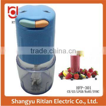 High speed Plastic Electric Food Chopper Mini fruit juicer