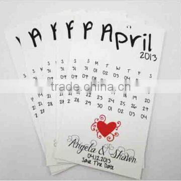 save the date white matte tag (M-HT153)