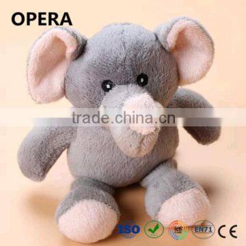 Lovely Cheap Grey Stuffed Plush Elephant Baby Toy