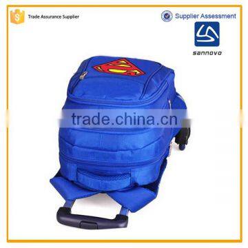 2016 China Sannovo Wholesale Latest Fashion Superman School Trolley Bags for Boys Supplier's Choice photo-3
