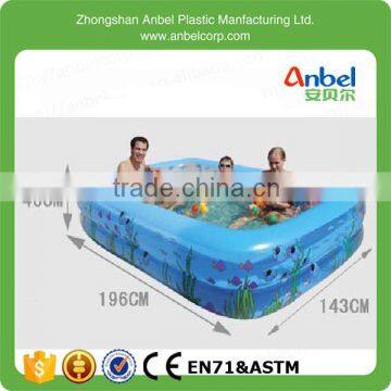 Family Adult Inflatable Swim Square Toddler Baby Kids Swimming Pools For Gift