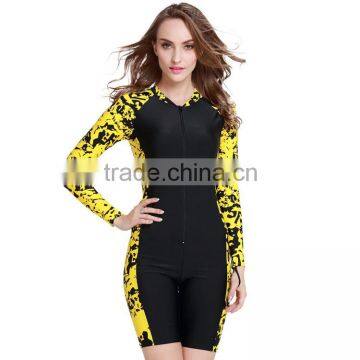 2016 Top Selling Sun Protection One Piece Swimsuit Women photo-6