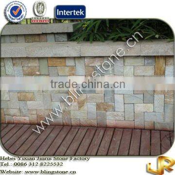 Golden Slate Decorative Outdoor Stone Wall Tiles