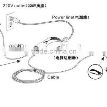 220V AC/50HZ Standard USB 2.0 3X Omnidirectional Intelligent Adjustment Microphone Long Distance KT-M3EXL photo-4
