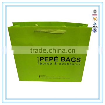 2015 hot sale customized paper bag&brand paper bag