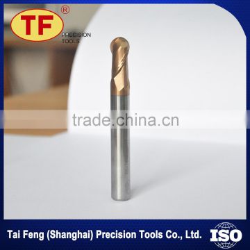 Made In China Tai Feng Cnc Machine Cutting Tools Taper Ball Nose End Mills