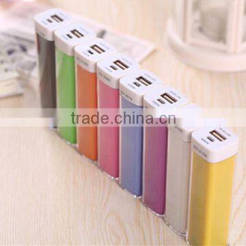 Wholesale 2015 hot sale mini portable mobile 2600mah power bank