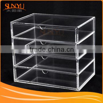 4 Layers Free Slide Acrylic Drawer Clear Box Storage