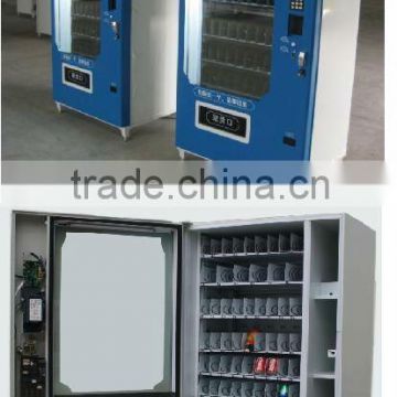 Hotel amenity cold drink Vending Machine with coin and cash accepter