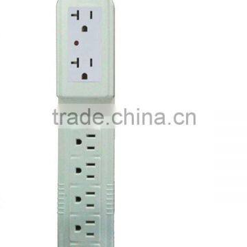 Portable 8Outlets Extension Socket with Surge Protector Function