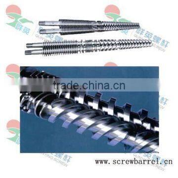 38 CrMoAlA conical twin screw and barrel for plastic extruder