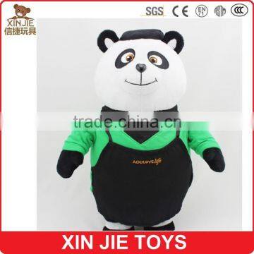 25cm panda shape plush mascot dolls cute panda plush mascot soft panda mascot toys