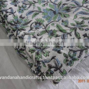 hand block print khadi fabric manufacture