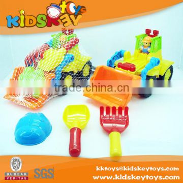 New style 4pcs beach toys hot sell beach trucks plastic toys