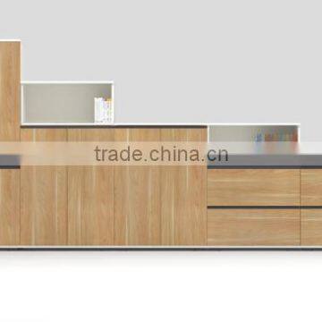 Melamine Panel Filling Storage Bookshelf With 2 Layer Modular Home Office Furniture