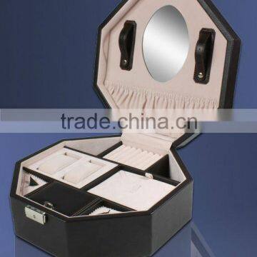 Simple Design Shaped Jewerly Box With Mirror