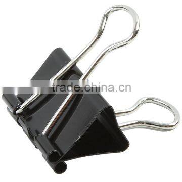 Metal Black Binder Clips Office Memo Clips Clamp