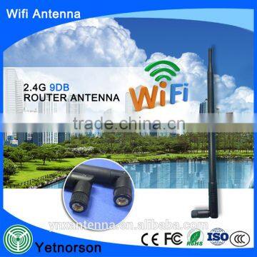 2400 2500MHz wifi 2.4G rubber duck antenna 9dbi High gain wifi direct Antenna