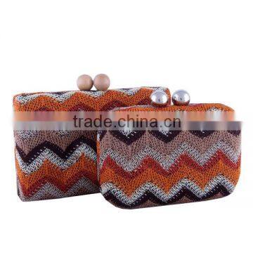 made in china lparty bag EV3115 women ladies weave design luxury evening bag