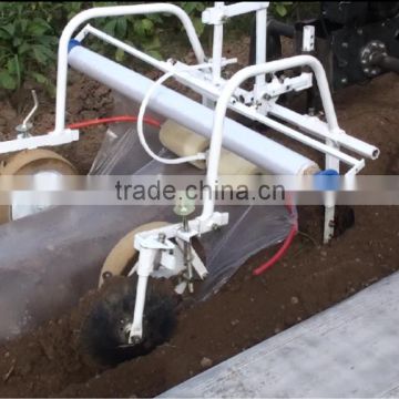 traktor ridging mesin laminating onion mulch plastic mulching film laying machine