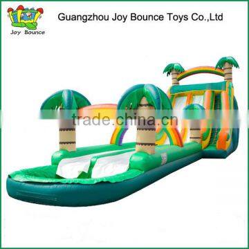 commercial inflatable used water jumping slide for fun