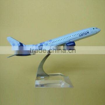 16cm length boeing 737-800 aircraft metal toys,passenger airplane toy,diecast airplane model