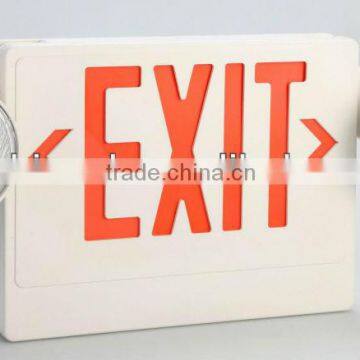 CK-2000RR UL Led Exit sign with twin spotlights