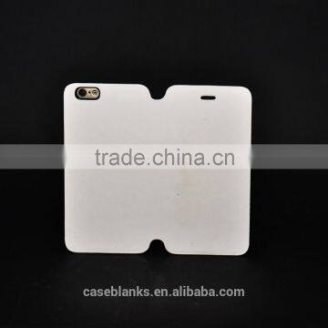 2D PU leather case sublimation pu flip cell phone cover for Samsung s4 s5