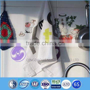 china wholesale factory direct cotton microfiber printed kitchen cleaning cloth
