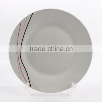 High quality factory directly ceramic porcelain plates, printing ceramic soup plates dishes(SGS BSCI cetificate)