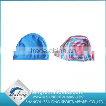 2016 Hot Sale Print Polyester Safety Children Swimming Cap photo-3