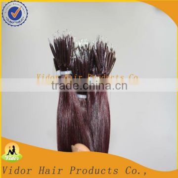 Wholesale 5A Grade Virgin Brazilian Hair Nano Ring Hair