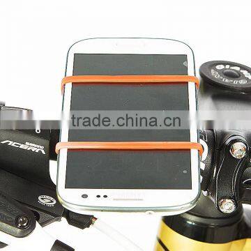 Bicycle Headlight Mount Holder Bandage Cycling Sports Ties Strap Band Silicone Band Strap Torch FlashLight Phone Tie photo-6