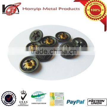 19mm Alloy Snap Button for Women Coat,zinc Alloy Snap Button With Bottom Parts