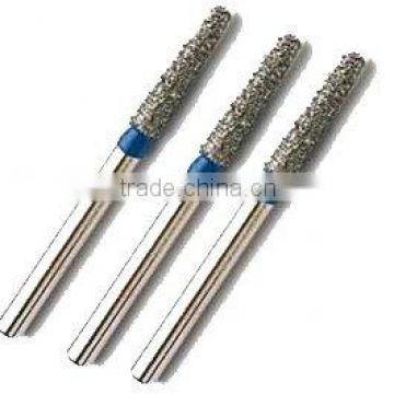 high speed medium grit round head taper diamond dental drills