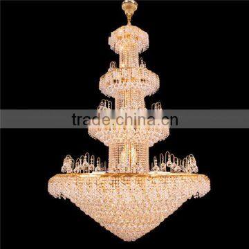 New Designer Decorative Crystal Large Hotel Chandelier LED Lighting