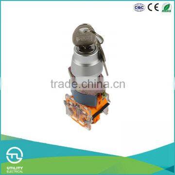 UTL Wholesale Products Electric Self-locking Key Emergency Push Button Switch Push Button Switch photo-2
