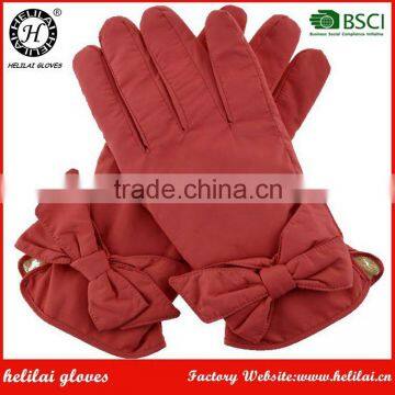 Helilai Factory ODM Gloves Winter Touchscreen Fancy Fabric Gloves For Ladies