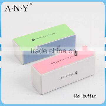 Professional Nail Art Manicure Cheap Sponge Nail Buffer 4 Step