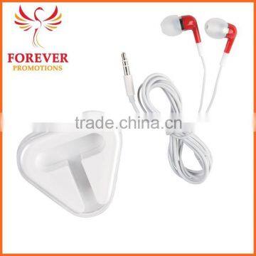 MOQ Hot Selling White Cord With Red Ear Buds for Mobile Phone