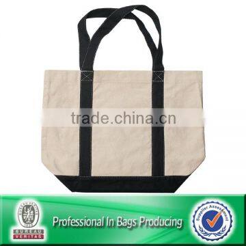 Customized Cheap Stripe Canvas Beach Tote Bag Cotton Bag