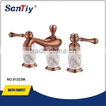 Luxury Shower Columns Health 3-holes Bathroom Faucet Mixer photo-4
