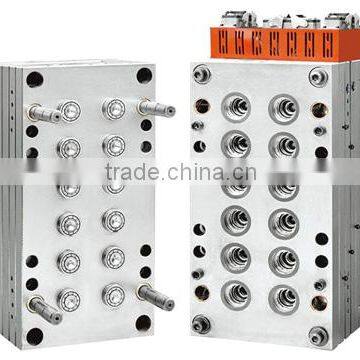 12cavity PET plastic Preform mould with hot runner in XUEJUN