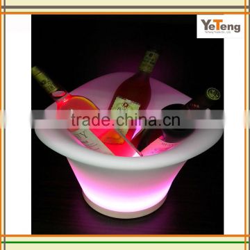 led plastic ice bucket/led fruit bucket mould