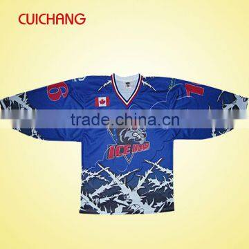 Custom ice hockey jersey&custom reversible hockey jerseys&custom hockey jersey cc-210