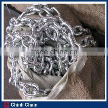 Galvanized Short Link Chain DIN 5685 A Link Chain