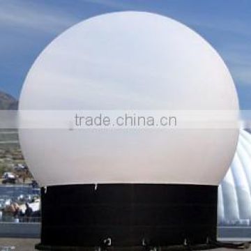 Cheap price giant single layer white inflatable air dome tent for projection