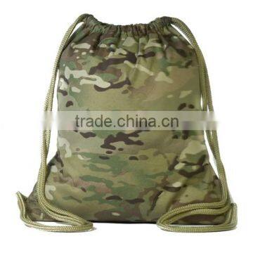 Multicam drawstring backpacks