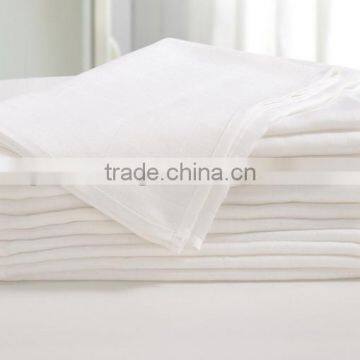 plain white bamboo and cotton muslin wraps