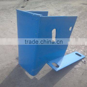 Triple waves flex beam guardrail spacer block